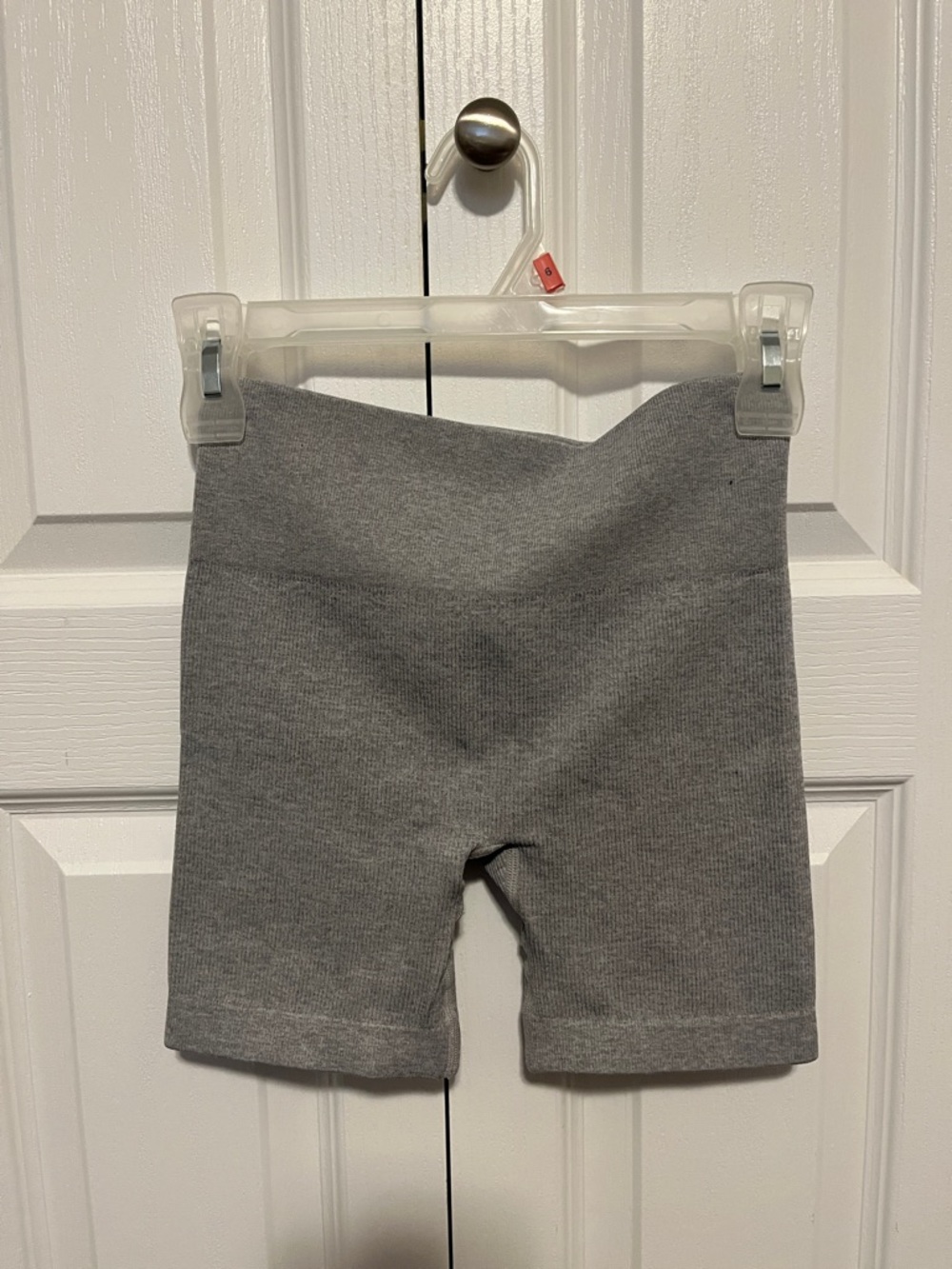 Streetwear Society Grey Ribbed Bike Shorts